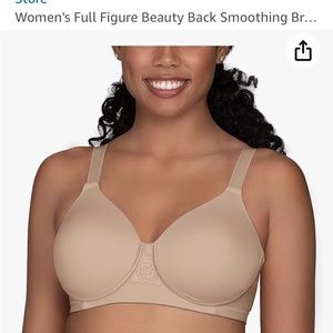 Vanity fair minimizer wireless full figure bra
